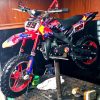 Xe cào cào mini 53cc bánh lớn màu đỏ đen
